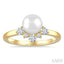 Pearl & Diamond Fashion Ring