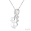 Pearl & Diamond Fashion Pendant