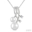 Pearl & Diamond Fashion Pendant