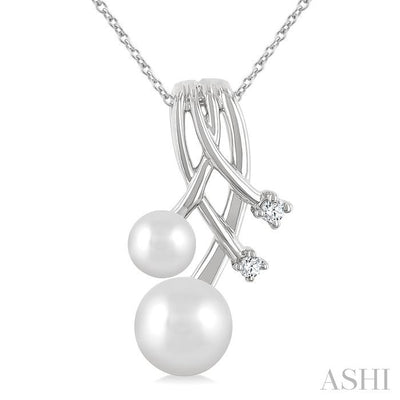 Pearl & Diamond Fashion Pendant