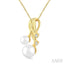 Pearl & Diamond Fashion Pendant