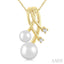 Pearl & Diamond Fashion Pendant