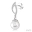 Pearl & Diamond Fashion Earrings