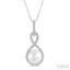 Pearl & Diamond Fashion Pendant