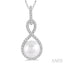 Pearl & Diamond Fashion Pendant