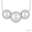 Pearl & Halo Diamond Fashion Pendant