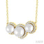 Pearl & Halo Diamond Fashion Pendant