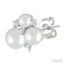 Pearl & Diamond Fashion Earrings