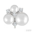 Pearl & Diamond Fashion Earrings