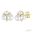 Pearl & Diamond Fashion Earrings