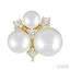 Pearl & Diamond Fashion Earrings