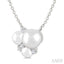 Pearl & Diamond Fashion Pendant