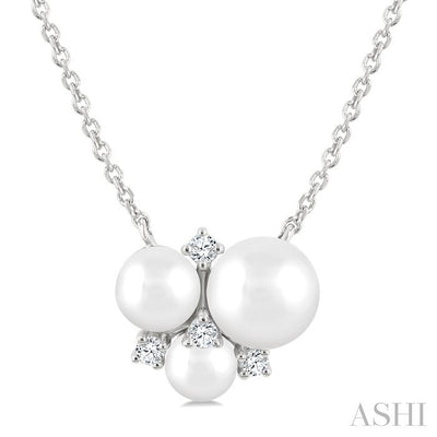 Pearl & Diamond Fashion Pendant