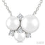 Pearl & Diamond Fashion Pendant