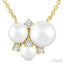 Pearl & Diamond Fashion Pendant