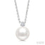Pearl & Diamond Pendant