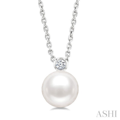 Pearl & Diamond Pendant