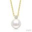 Pearl & Diamond Pendant