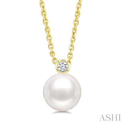 Pearl & Diamond Pendant