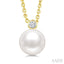 Pearl & Diamond Pendant