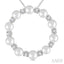 Circle Pearl & Diamond Fashion Pendant