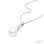 Pearl & Diamond Drop Pendant