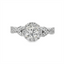 Round Diamond Halo Engagement Ring