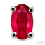 Oval Shape Gemstone Stud Earrings