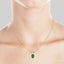 Oval Shape Gemstone Solitaire Pendant