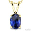 Oval Shape Gemstone Solitaire Pendant