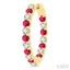 Inside-Out Alternate Gemstone & Diamond Hoop Earrings
