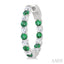 Inside-Out Alternate Gemstone & Diamond Hoop Earrings