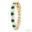 Alternate Gemstone & Diamond Hoop Earrings