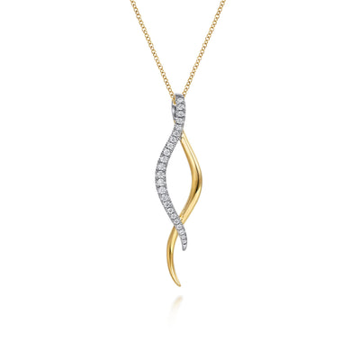 Diamond Freeform Pendant