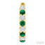 Inside-Out Alternate Gemstone & Diamond Hoop Earrings