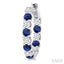 Inside-Out Alternate Gemstone & Diamond Hoop Earrings