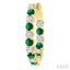 Inside-Out Alternate Gemstone & Diamond Hoop Earrings