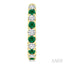 Inside-Out Alternate Gemstone & Diamond Hoop Earrings