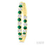 Inside-Out Alternate Gemstone & Diamond Hoop Earrings