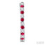 Inside-Out Alternate Gemstone & Diamond Hoop Earrings