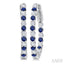 Inside-Out Alternate Gemstone & Diamond Hoop Earrings