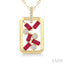 Scatter Gemstone & Diamond Fashion Pendant