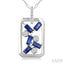 Scatter Gemstone & Diamond Fashion Pendant