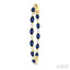 Inside-Out Marquise Shape Alternate Gemstone & Diamond Hoop Earrings