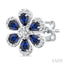 Blossom Pear Shape Gemstone & Diamond Earrings