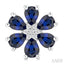 Blossom Pear Shape Gemstone & Diamond Earrings