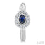 Pear Shape Gemstone & Petite Halo Diamond Huggie Fashion Earrings