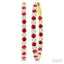 Inside-Out Alternate Gemstone & Diamond Hoop Earrings