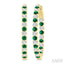 Inside-Out Alternate Gemstone & Diamond Hoop Earrings