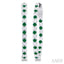 Inside-Out Alternate Gemstone & Diamond Hoop Earrings